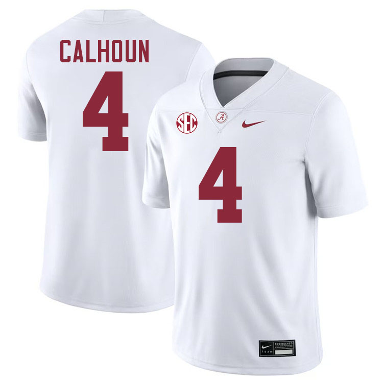 Cameron Calhoun Alabama Jersey,University Of Alabama Crimson Tide Football Jersey,Uniforms-White